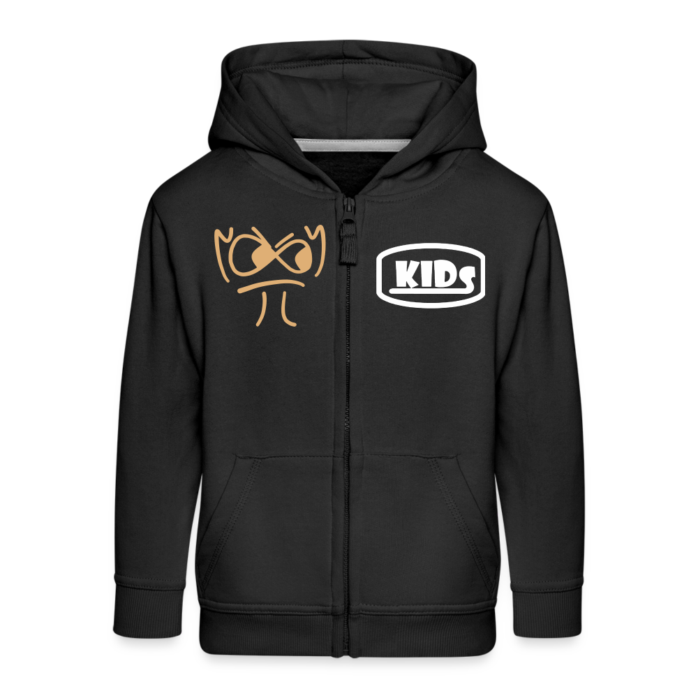 Premium Kapuzenjacke - Bro Kids - Kids & Teens - Schwarz