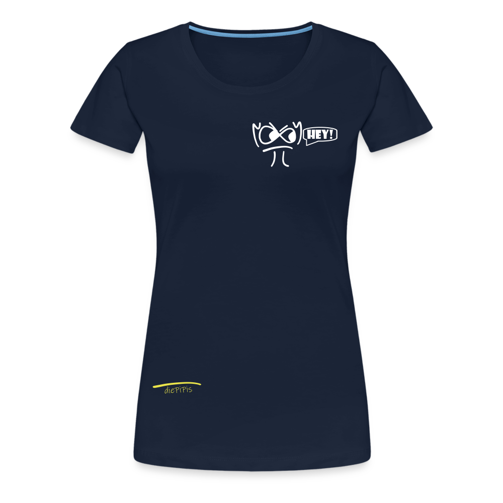 Premium Bio T-Shirt - die PiPi Bros HEY! - Navy