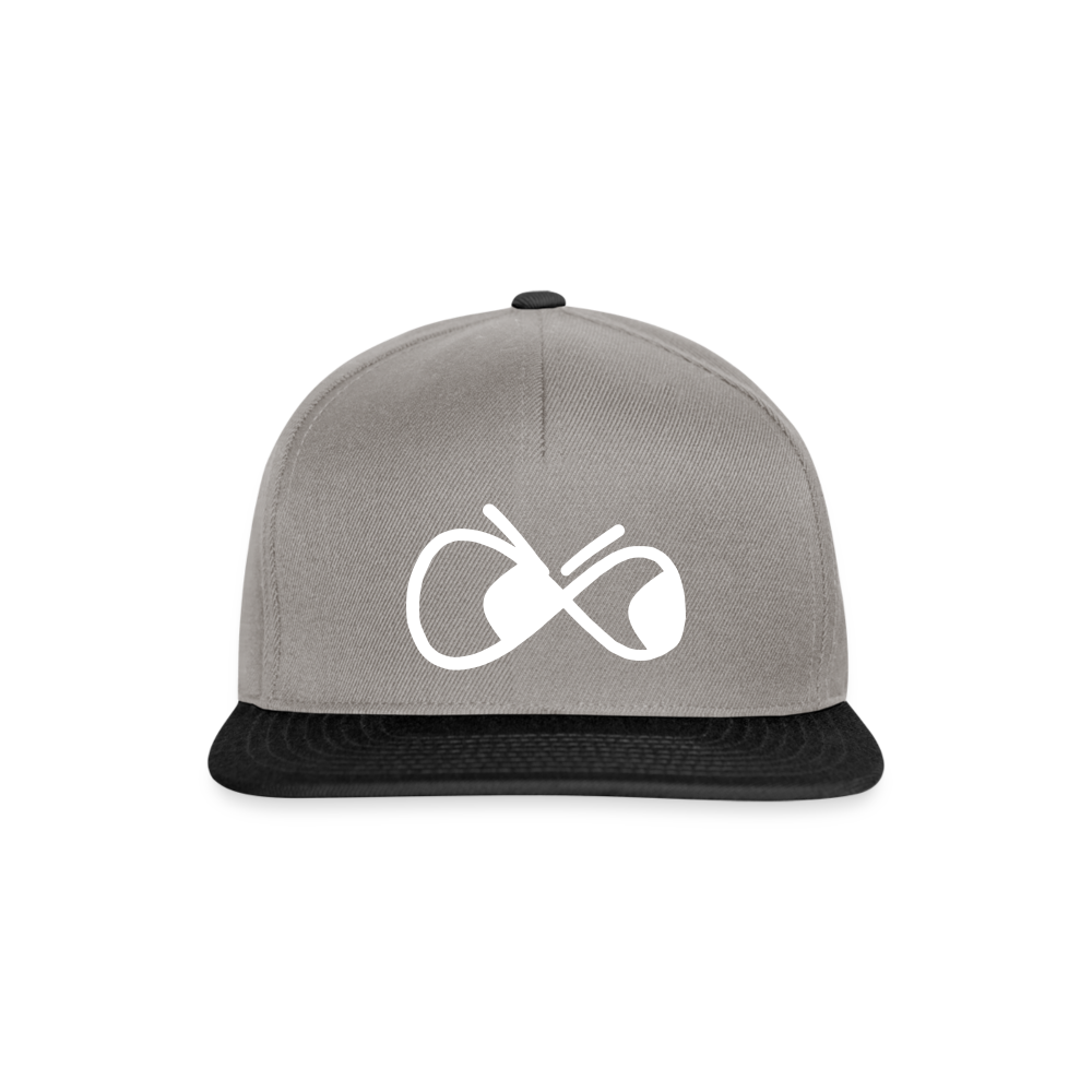 Snapback Cap - die PiPi Bros - Graphit/Schwarz