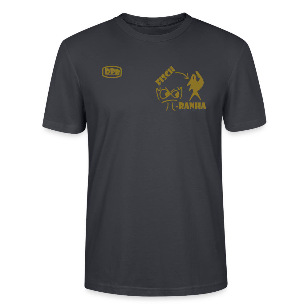 Fisch Bio-Shirt - Die PiPi Bros - Spezial - Dunkles Graublau