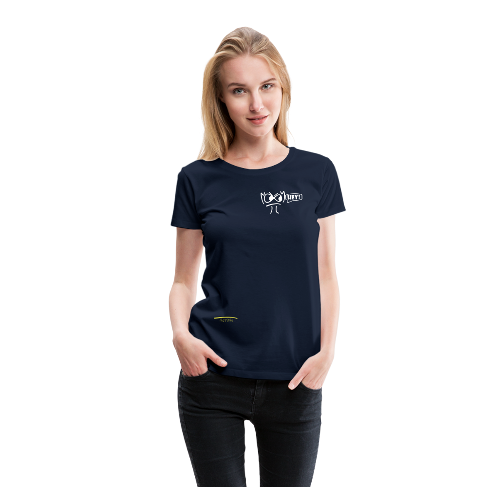 Premium Bio T-Shirt - die PiPi Bros HEY! - Navy