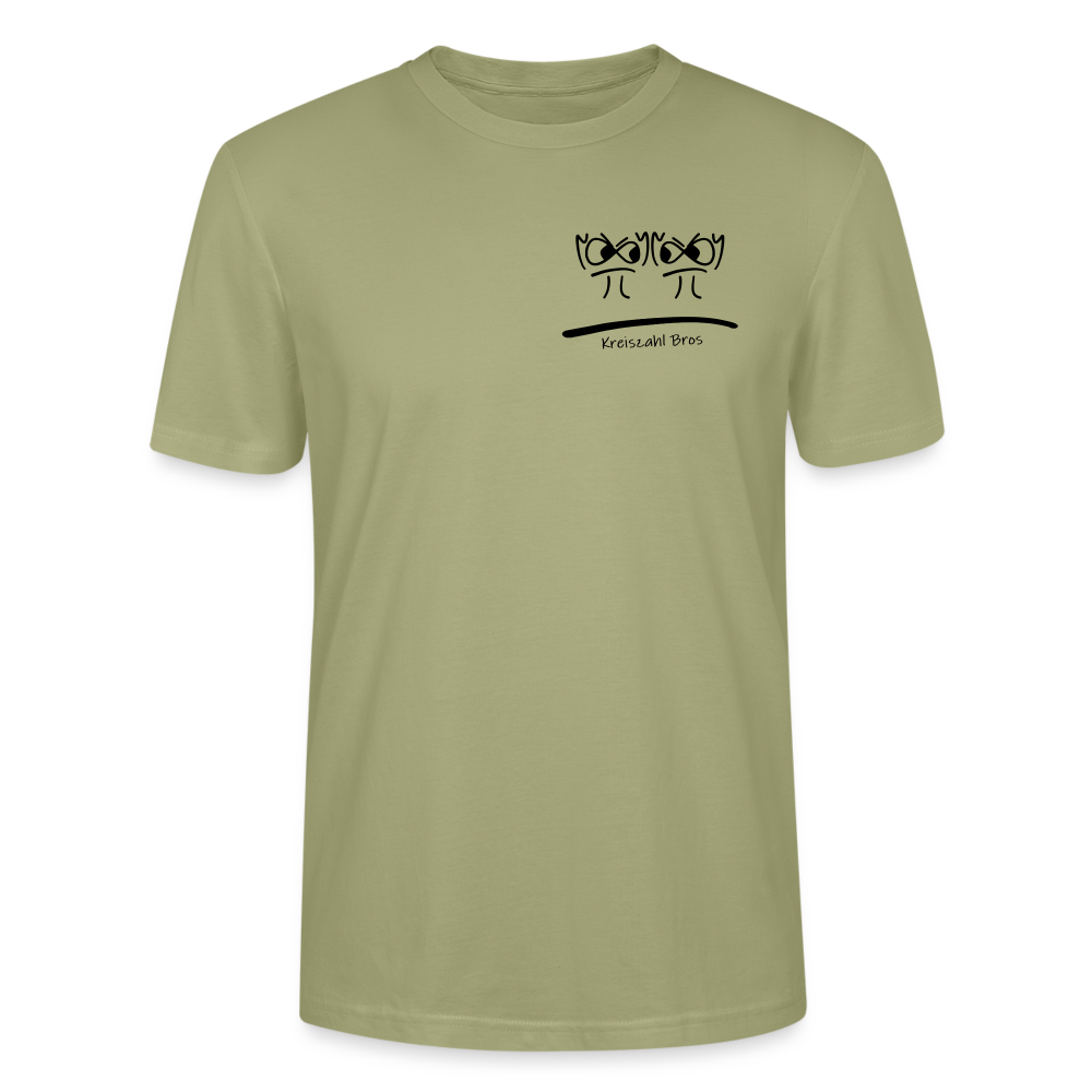 Premium Bio T-Shirt - Kreiszahl Bros - Nebelgrün