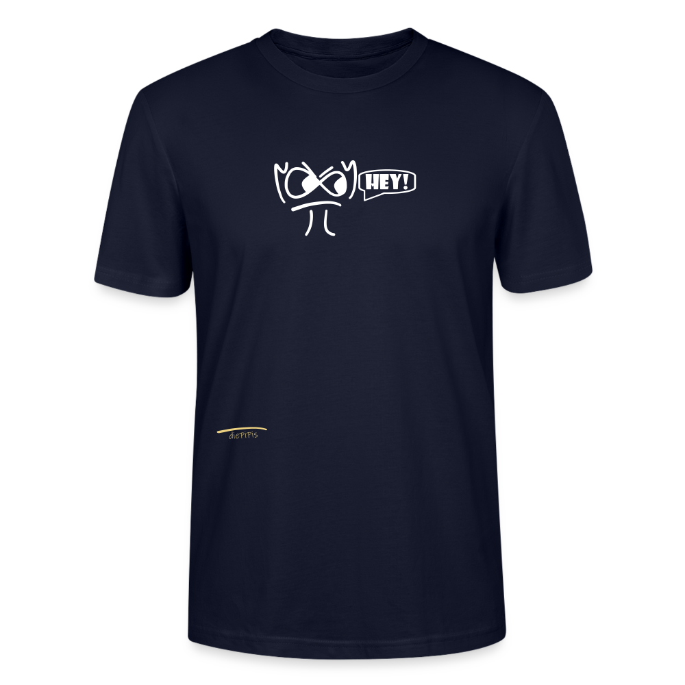 Premium Bio T-Shirt - die PiPi Bros HEY! - Navy