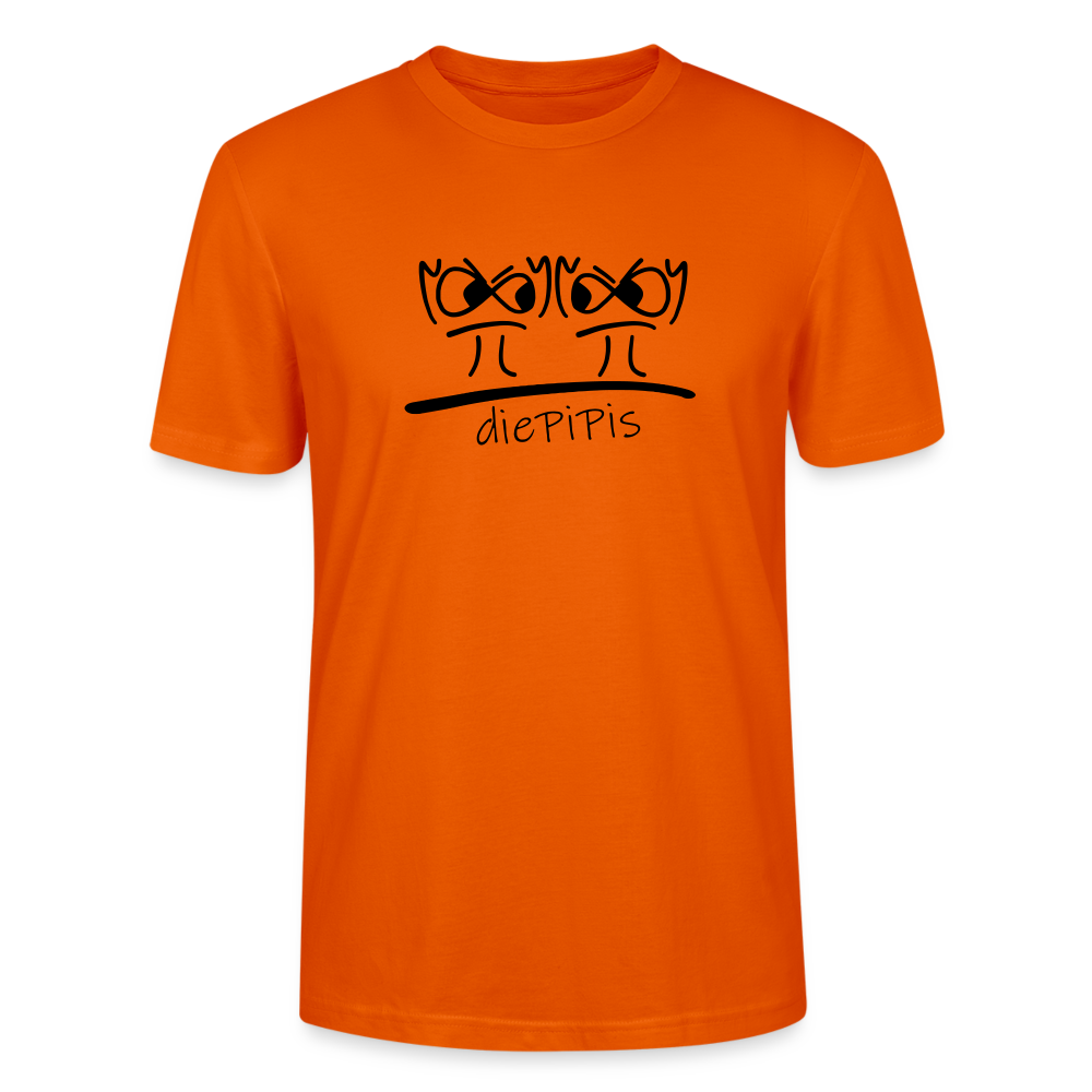 Premium Bio T-Shirt - die PiPi Bros BIG - Tieforange