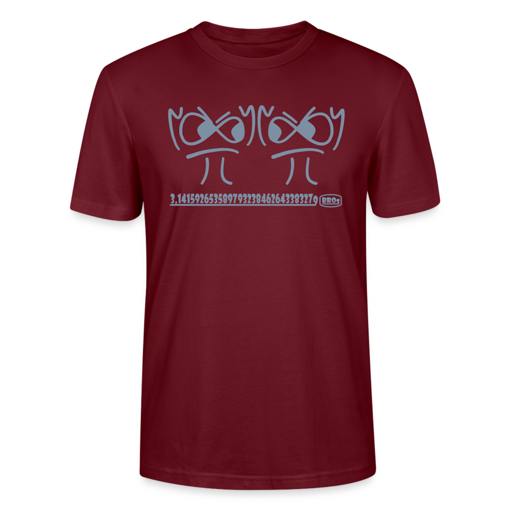 Premium Bio T-Shirt - die PiPi Bros - Burgunderrot