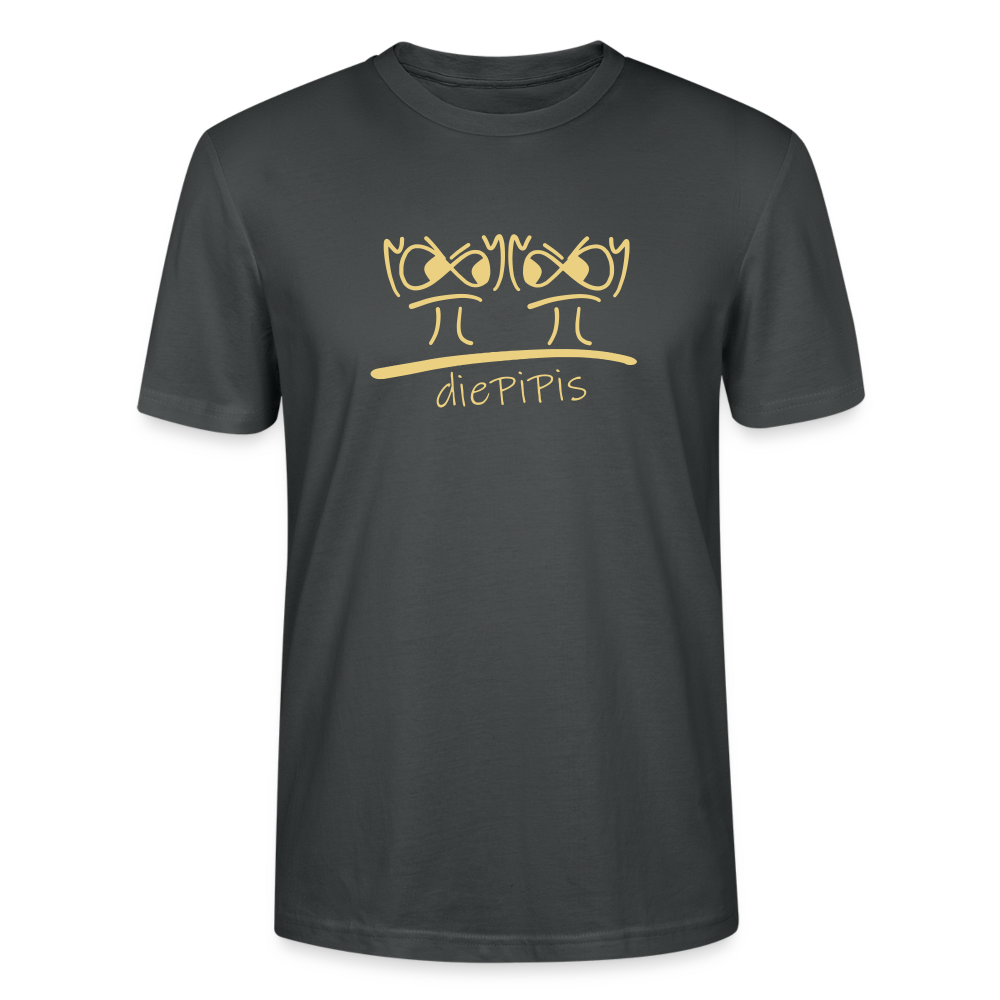Premium Bio T-Shirt - die PiPi Bros BIG - Anthrazit