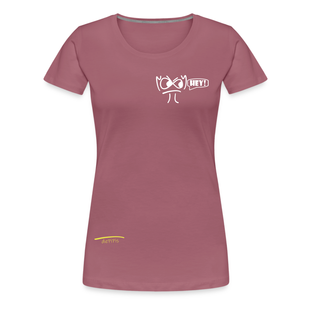 Premium Bio T-Shirt - die PiPi Bros HEY! - Malve