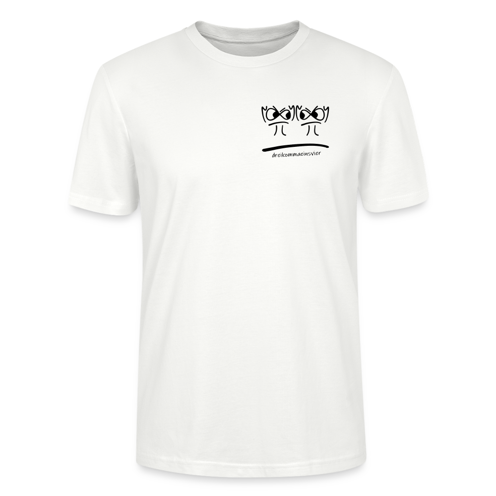 Premium Bio T-Shirt - Dreikommaeinsvier - Weiß