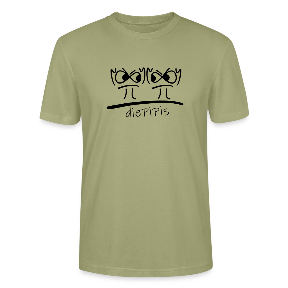 Premium Bio T-Shirt - die PiPi Bros BIG - Nebelgrün