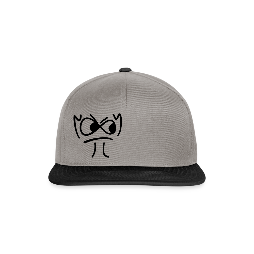 Snapback Cap - die PiPi Bros - Graphit/Schwarz