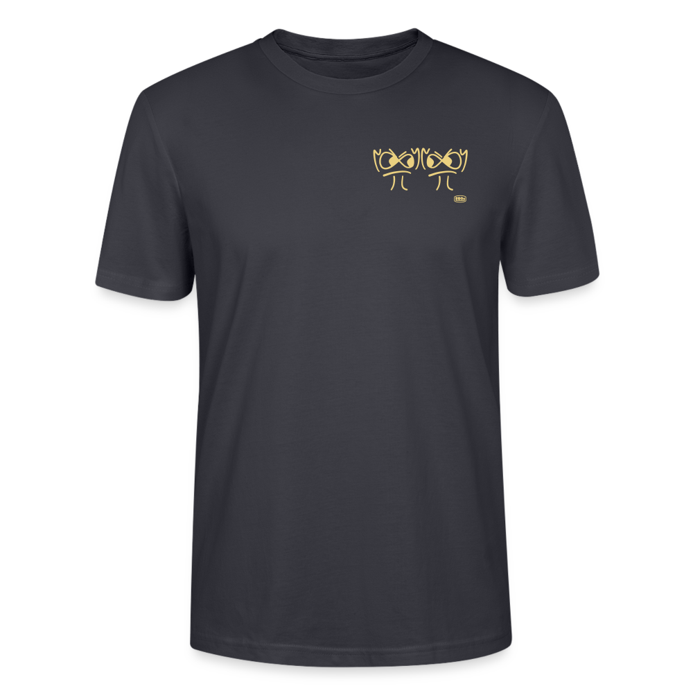 Premium Bio T-Shirt - die PiPi Bros - Dunkles Graublau