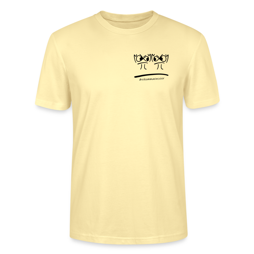 Premium Bio T-Shirt - Dreikommaeinsvier - Creme
