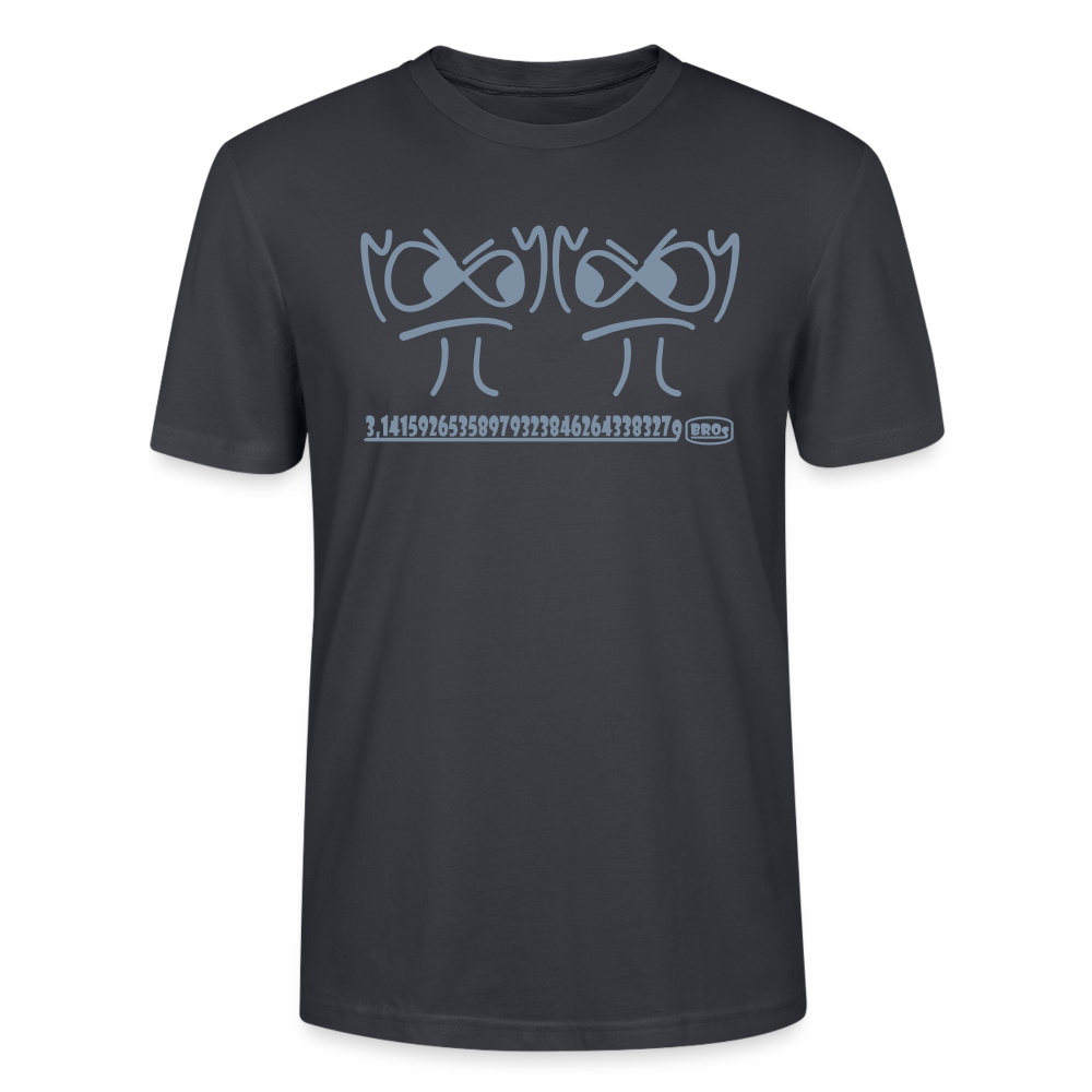 Premium Bio T-Shirt - die PiPi Bros - Dunkles Graublau