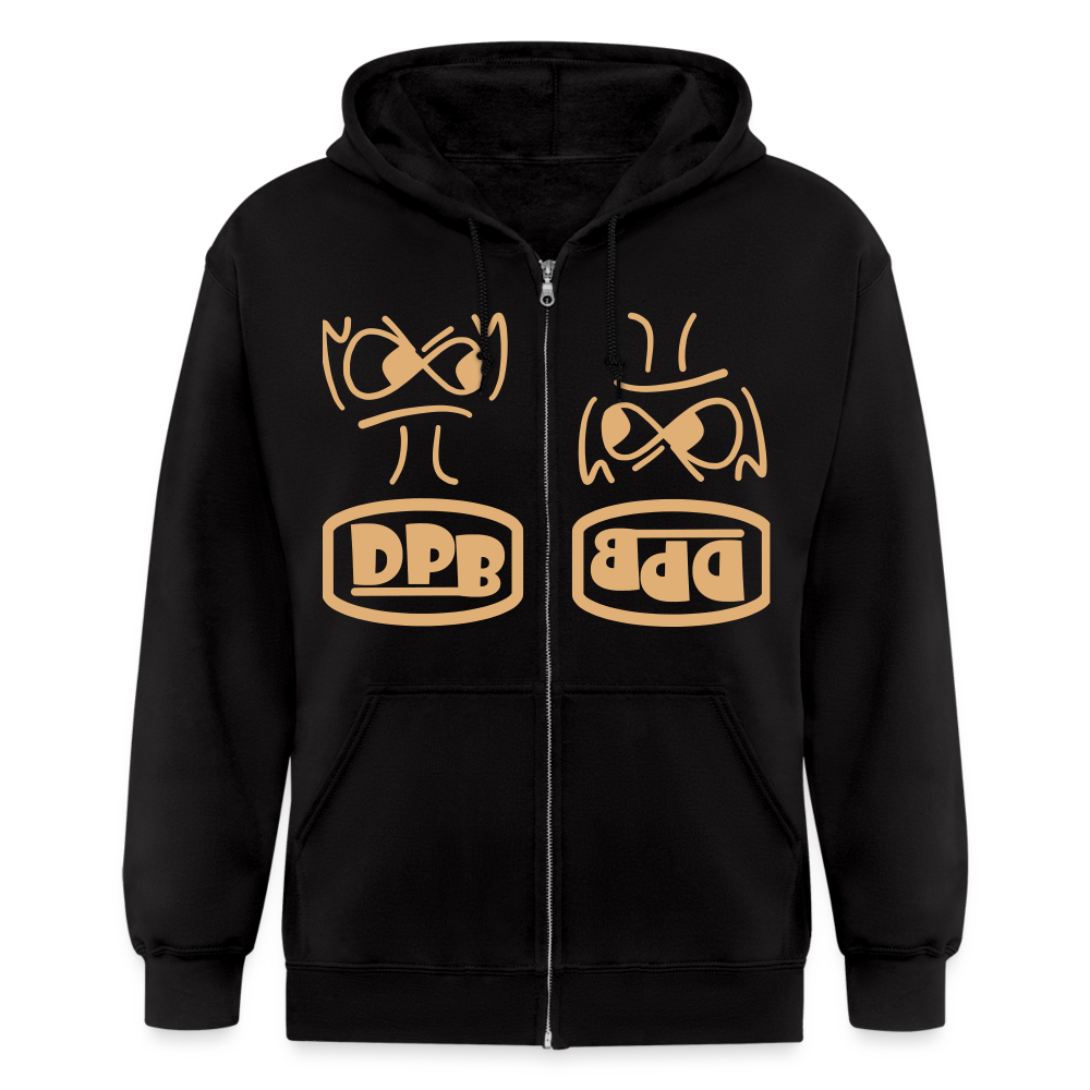 Premium Kapuzenjacke - die PiPi Bros - Schwarz
