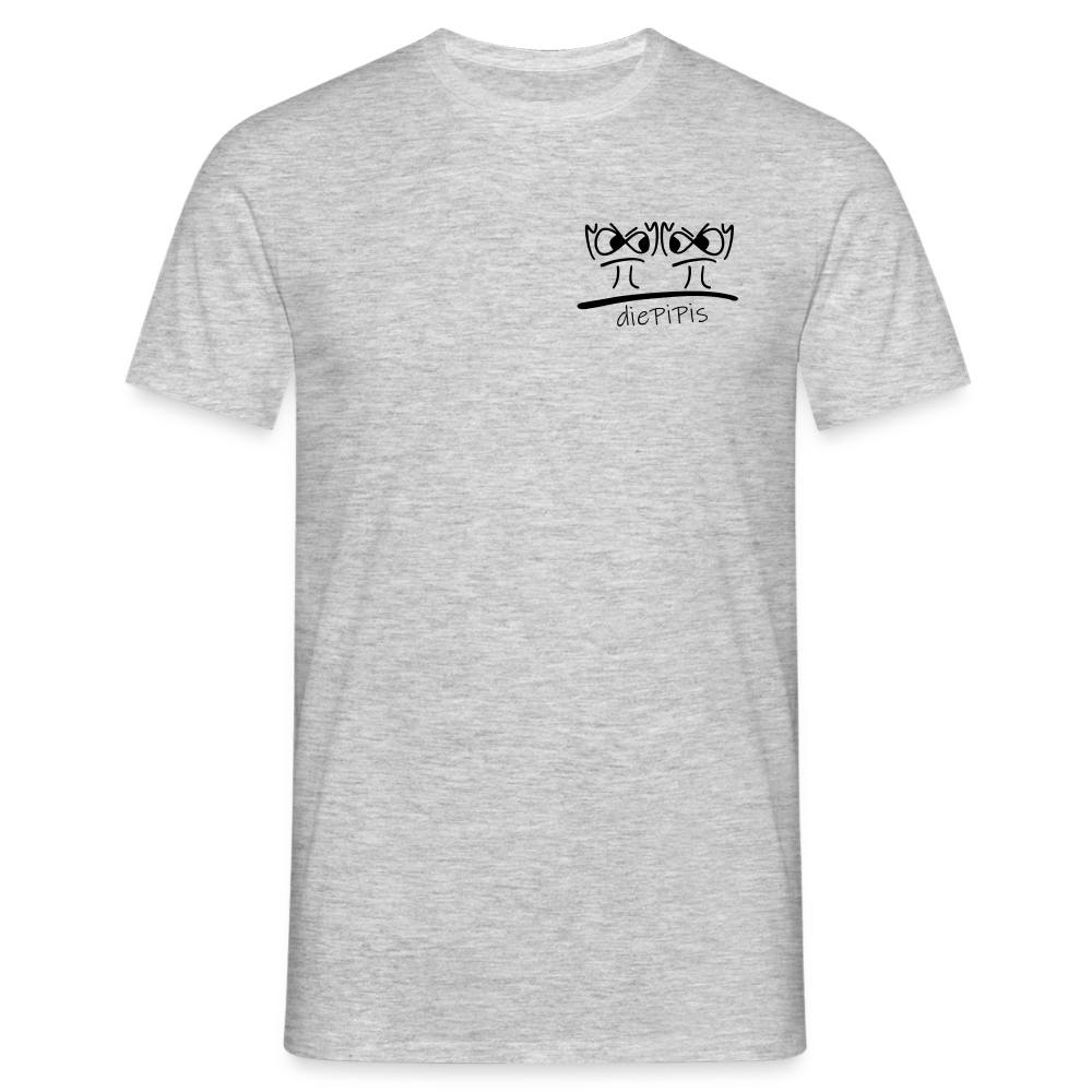 Classic T-Shirt - die PiPi Bros - Grau meliert