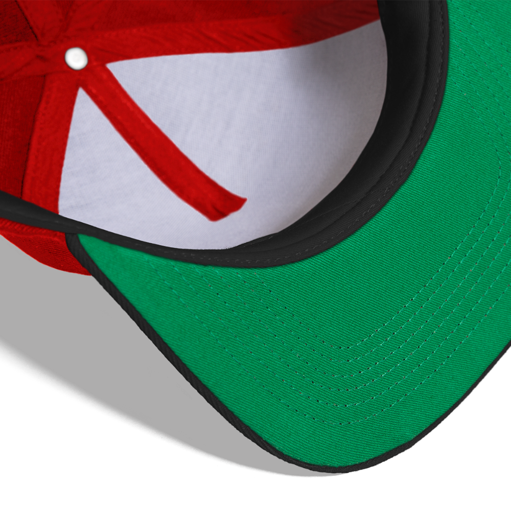 Snapback Cap - die PiPi Bros - Rot/Schwarz