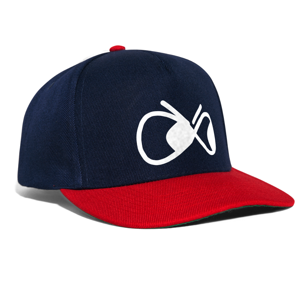 Snapback Cap - die PiPi Bros - Navy/Rot