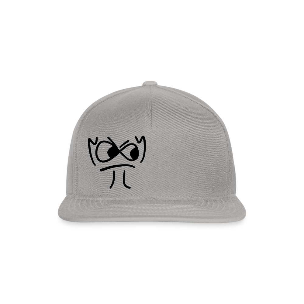 Snapback Cap - die PiPi Bros - Graphit/Graphit