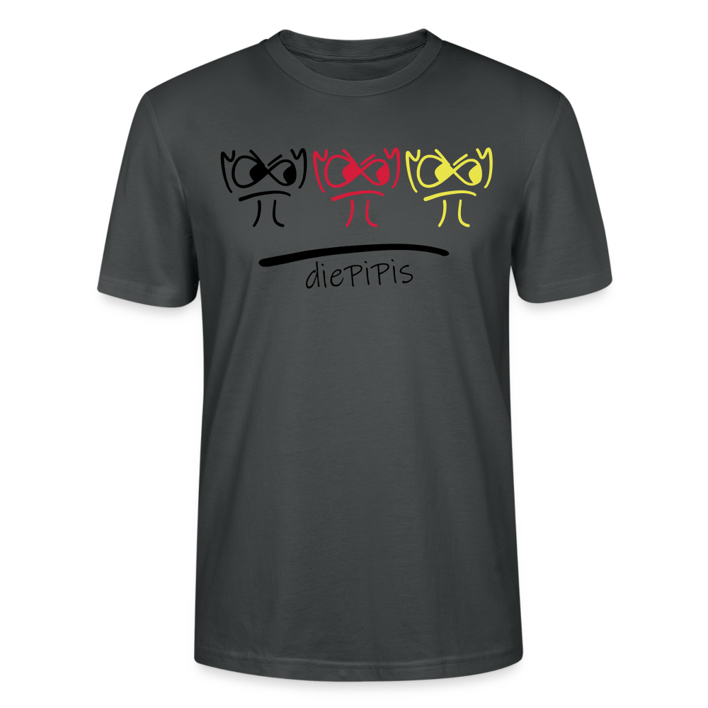 Premium T-Shirt - die PiPi Bros - Deutschland Edition - Anthrazit