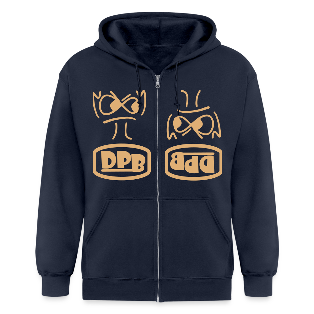 Premium Kapuzenjacke - die PiPi Bros - Navy