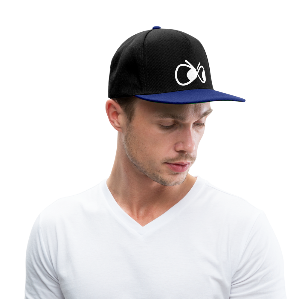 Snapback Cap - die PiPi Bros - Schwarz/Königsblau