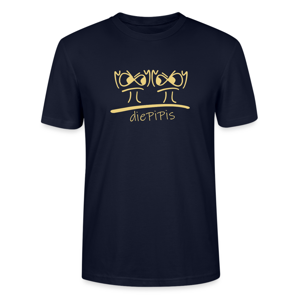 Premium Bio T-Shirt - die PiPi Bros BIG - Navy