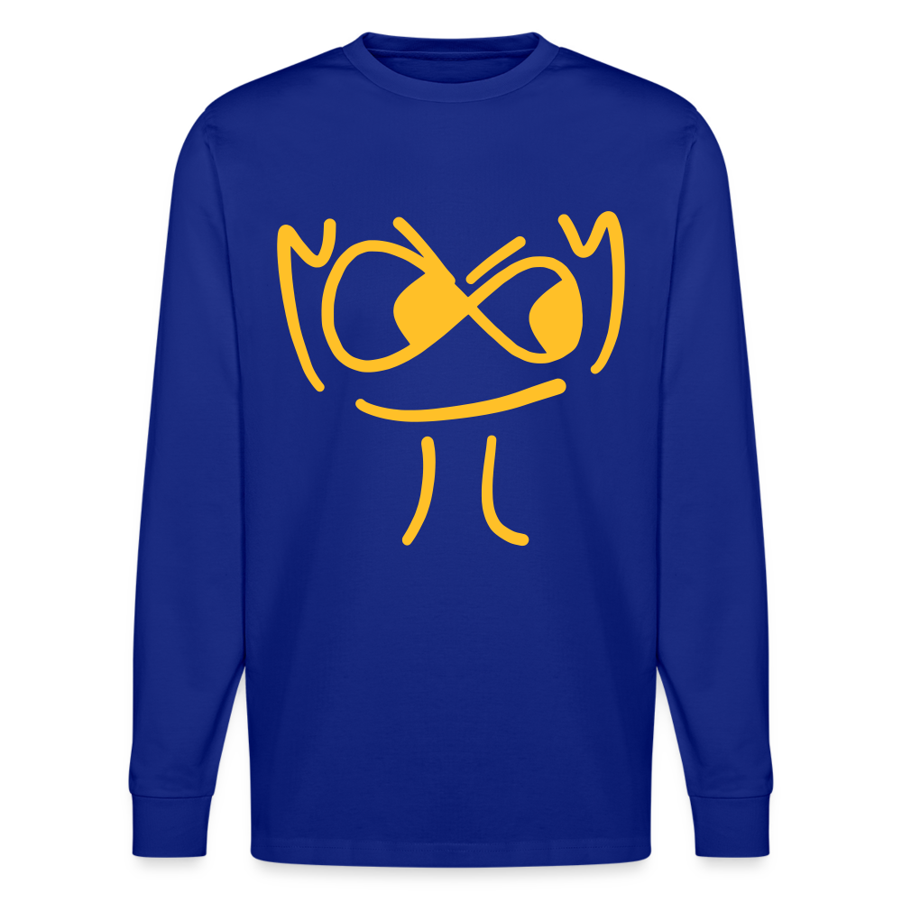 Oversized Me - only Pete Bio-Langarmshirt - UniSex - Königsblau