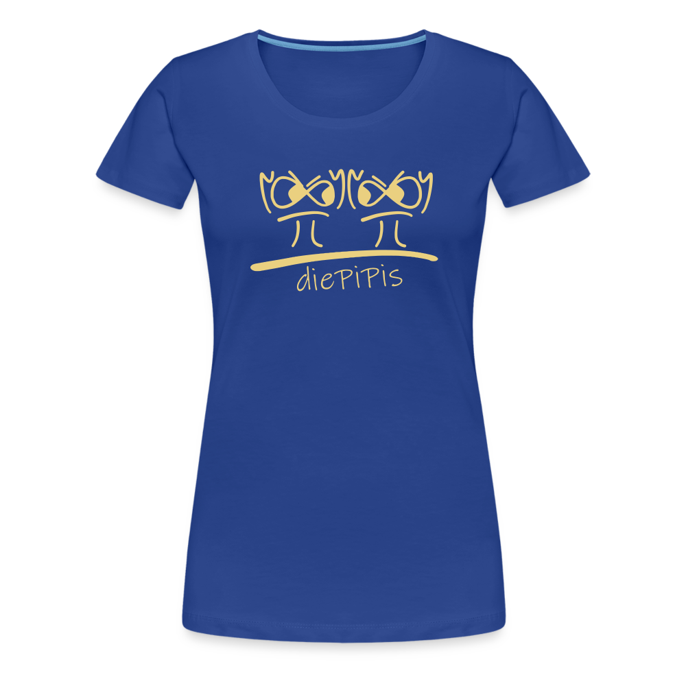 Premium Bio T-Shirt - die PiPi Bros BIG - Königsblau