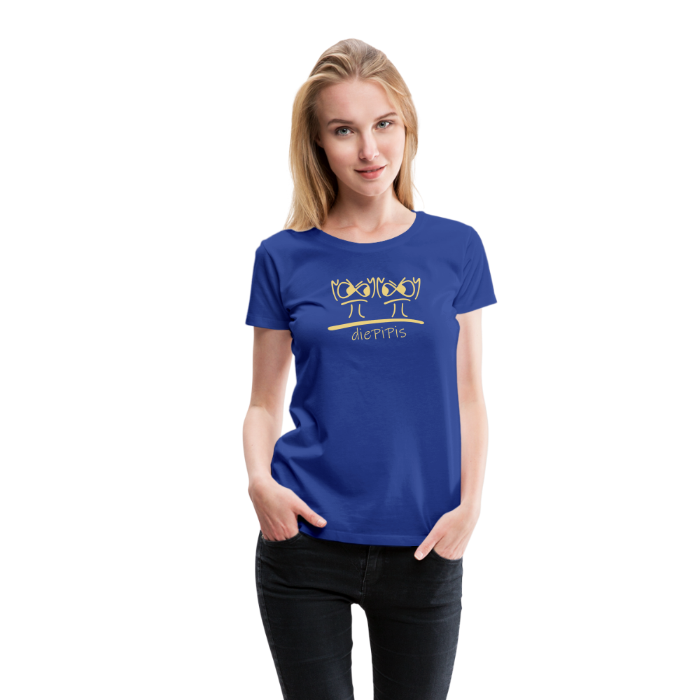 Premium Bio T-Shirt - die PiPi Bros BIG - Königsblau
