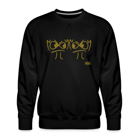 Premium Pullover - die PiPi Bros - Männer - Schwarz