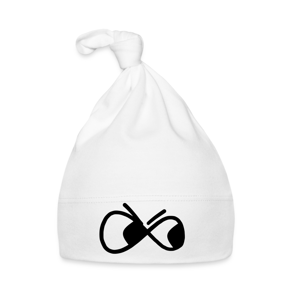 Premium Bio  Baby Mütze - die PiPi Bros - Weiß