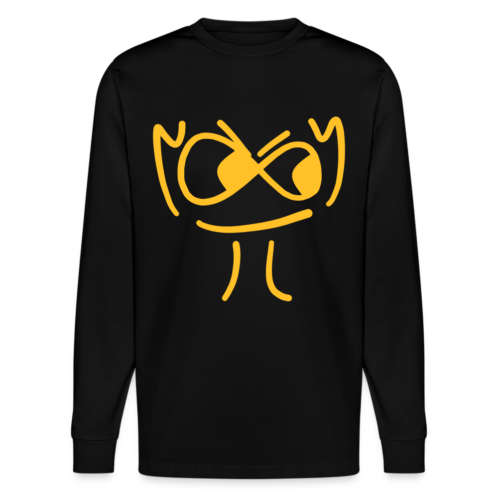 Oversized Me - only Pete Bio-Langarmshirt - UniSex - Schwarz