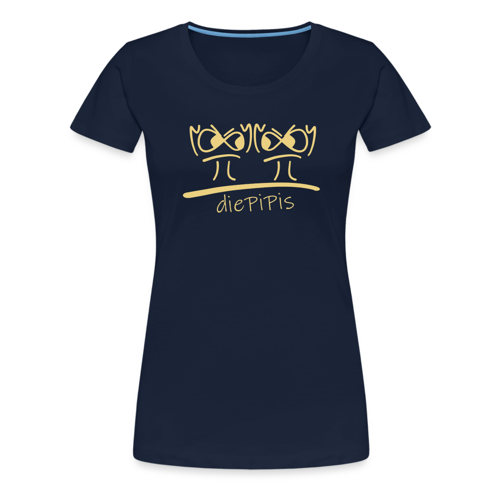 Premium Bio T-Shirt - die PiPi Bros BIG - Navy