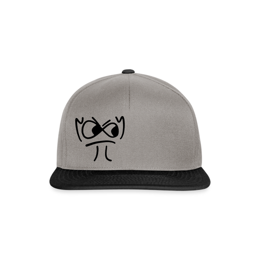 Snapback Cap - die PiPi Bros - Graphit/Schwarz