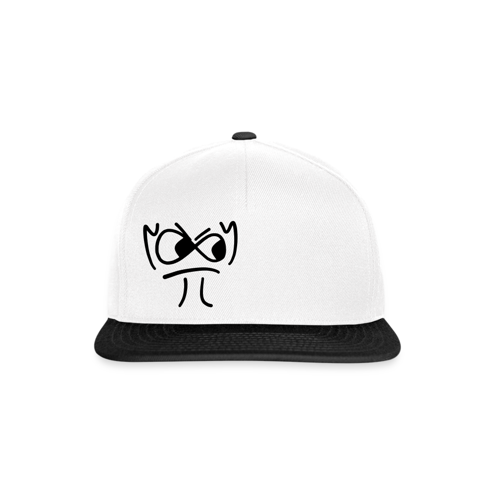 Snapback Cap - die PiPi Bros - Weiß/Schwarz