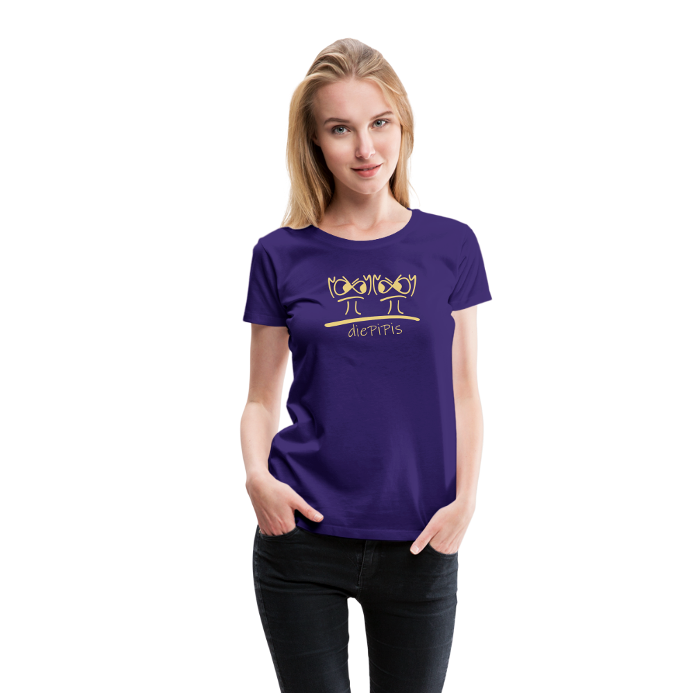 Premium Bio T-Shirt - die PiPi Bros BIG - Lila