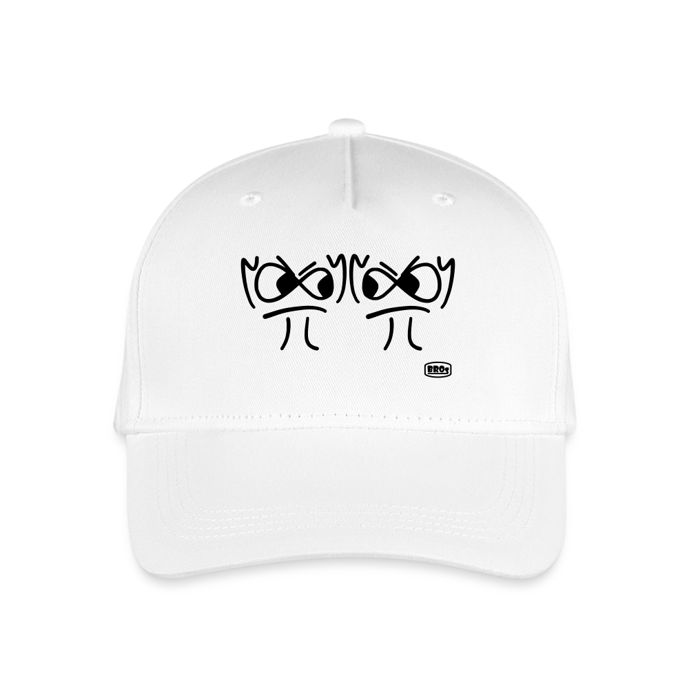 Bio Basecap - die PiPi Bros - Kids - Weiß