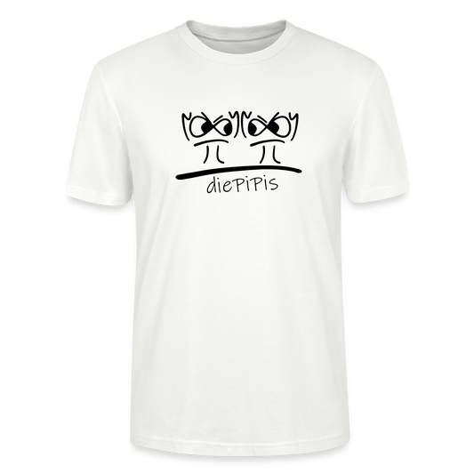 Premium Bio T-Shirt - die PiPi Bros BIG - Weiß