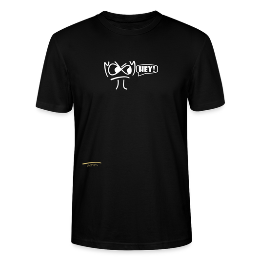 Premium Bio T-Shirt - die PiPi Bros HEY! - Schwarz