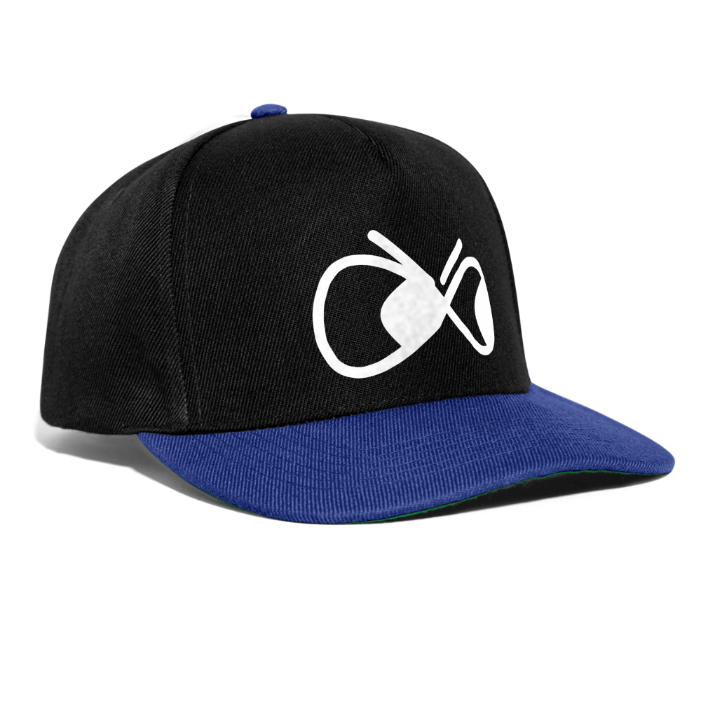 Snapback Cap - die PiPi Bros - Schwarz/Königsblau