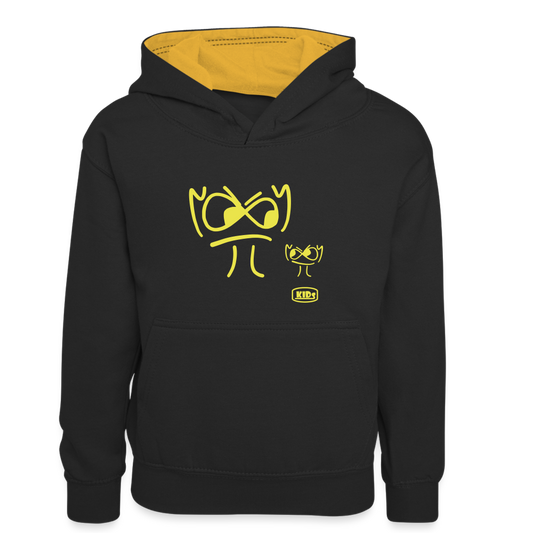 Premium Hoodie - die PiPi Bros - Kids - Schwarz/Gold