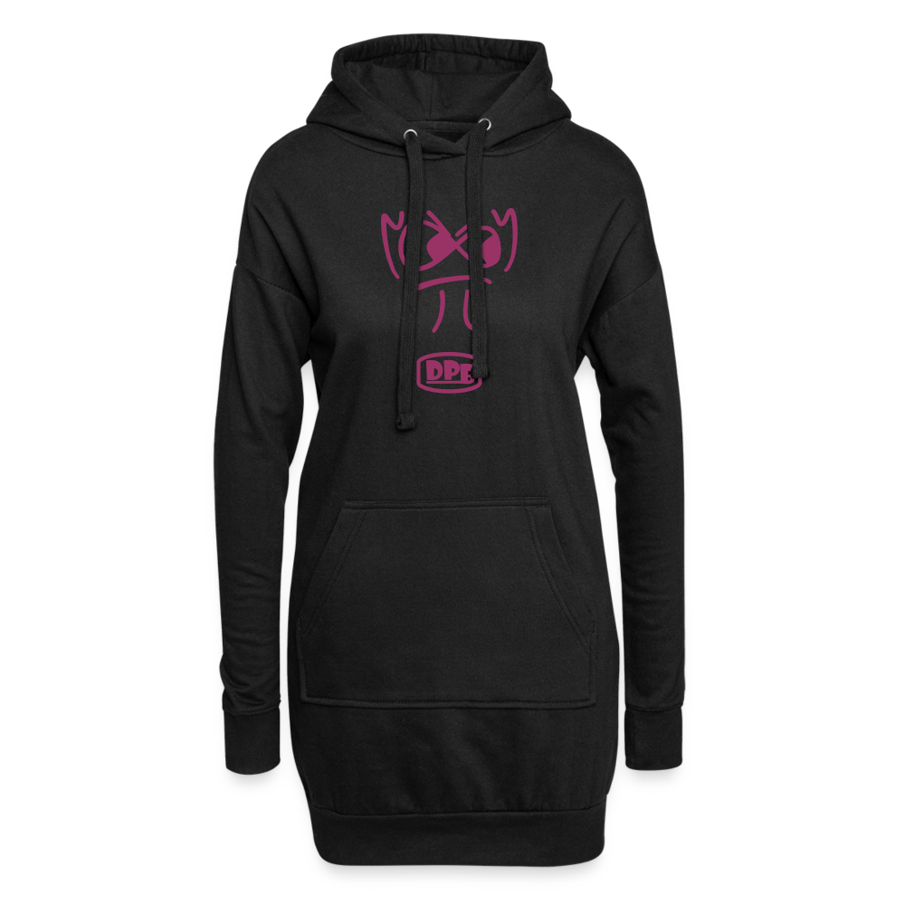 Hoodie-Kleid - die PiPi Bros - Schwarz