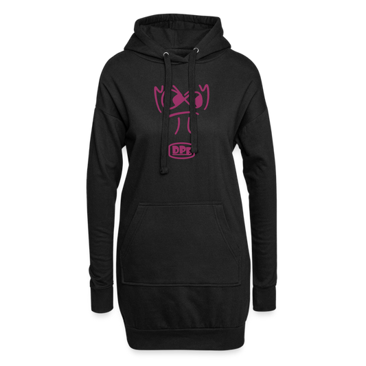Hoodie-Kleid - die PiPi Bros - Schwarz