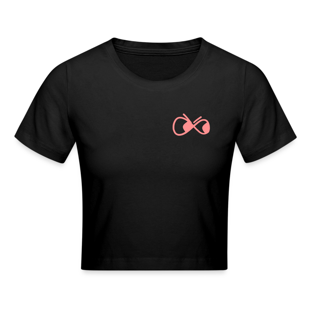 Cropped T-Shirt - die PiPi Bros - Frauen - Schwarz