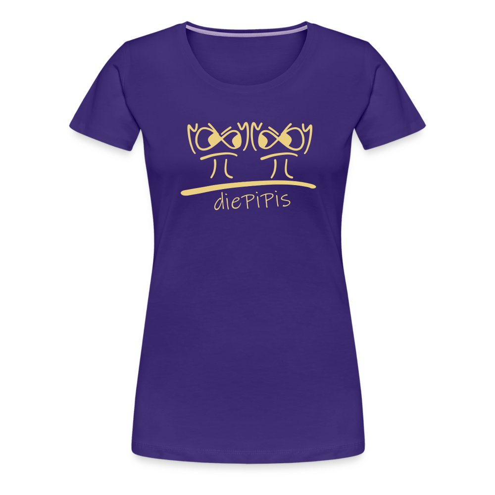 Premium Bio T-Shirt - die PiPi Bros BIG - Lila