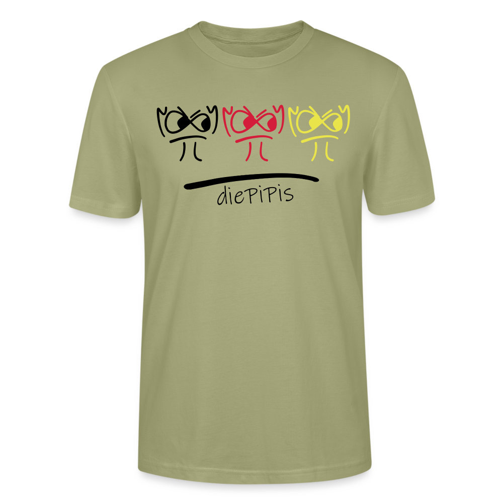 Premium T-Shirt - die PiPi Bros - Deutschland Edition - Nebelgrün