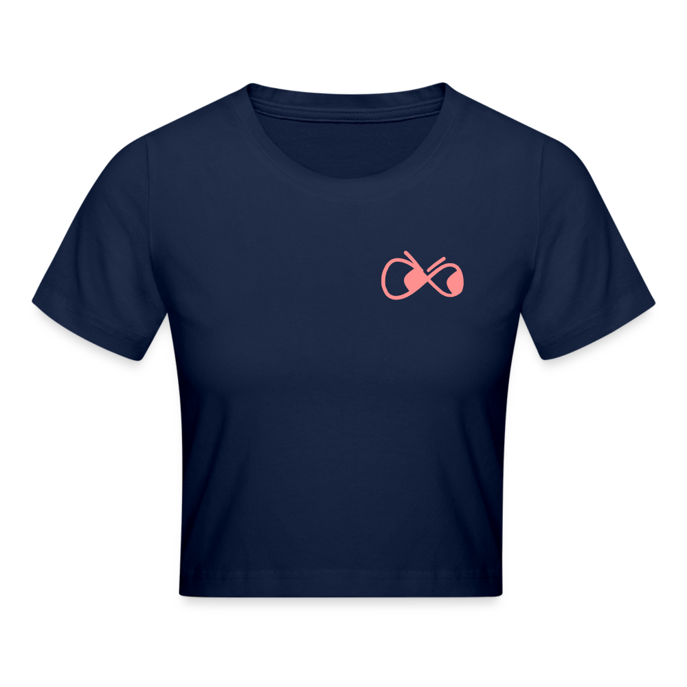 Cropped T-Shirt - die PiPi Bros - Frauen - Light Navy