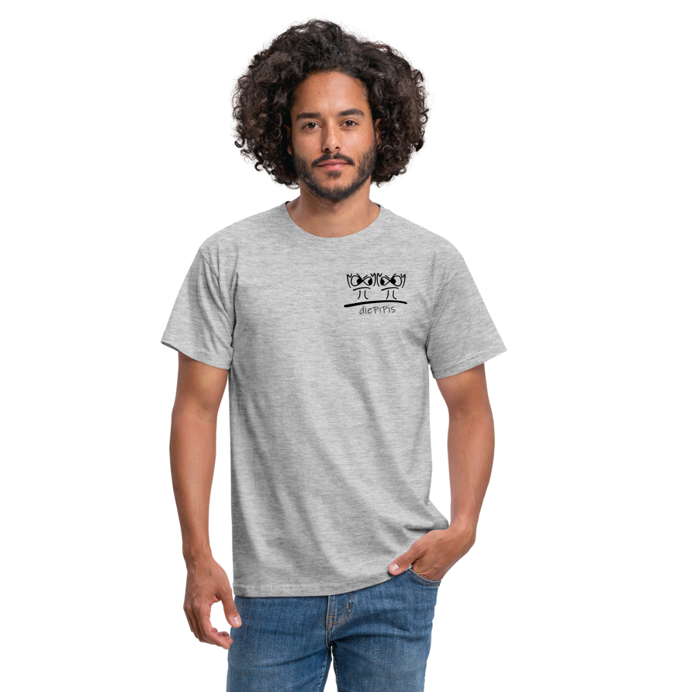 Classic T-Shirt - die PiPi Bros - Grau meliert