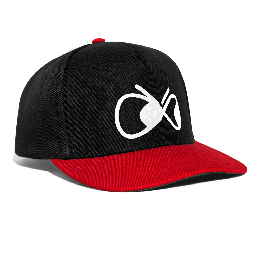 Snapback Cap - die PiPi Bros - Schwarz/Rot