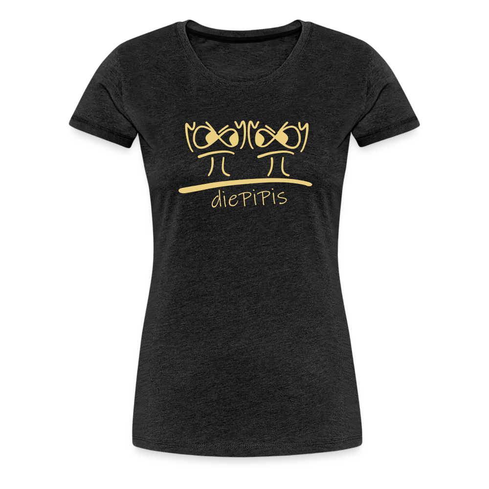 Premium Bio T-Shirt - die PiPi Bros BIG - Anthrazit